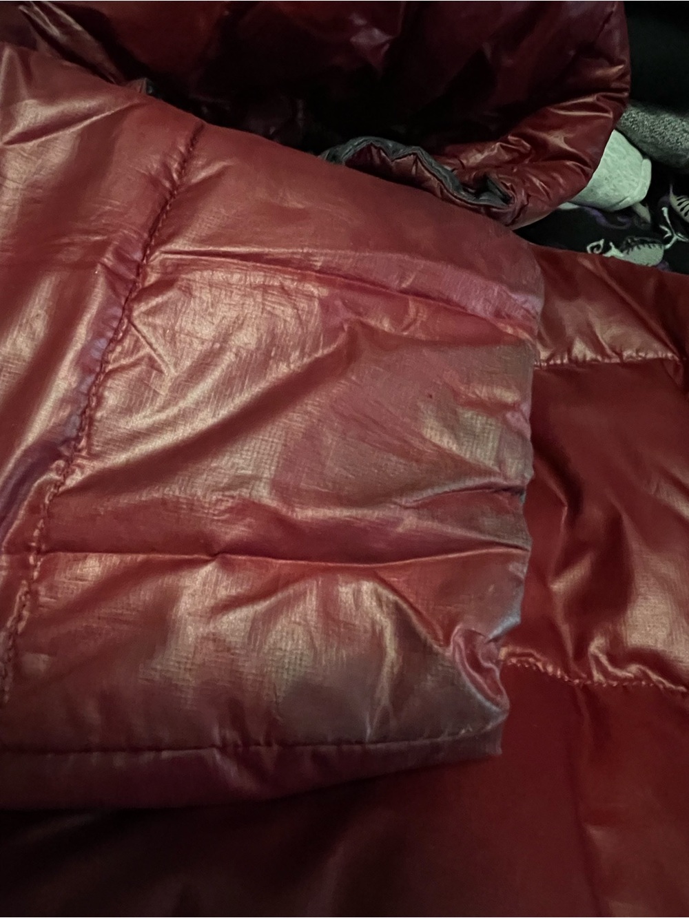 Point Zero Charcoal Grey & Burgundy Reversible Puffer Jacket Men’s XL - Picture 15 of 15